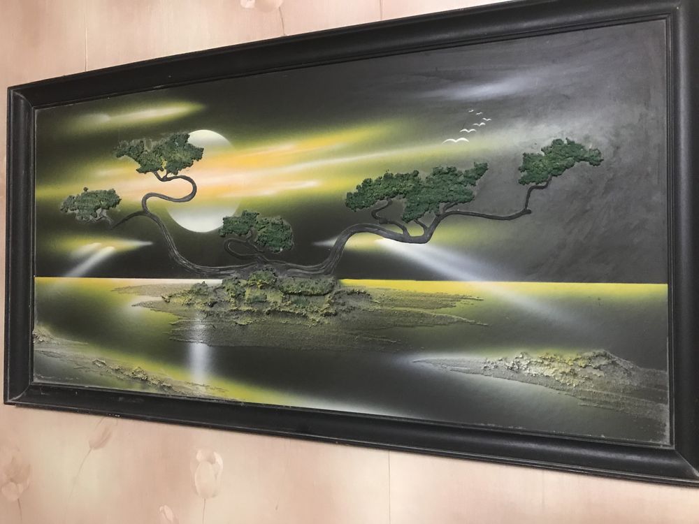 Картина лепка барельеф 3D 106*56