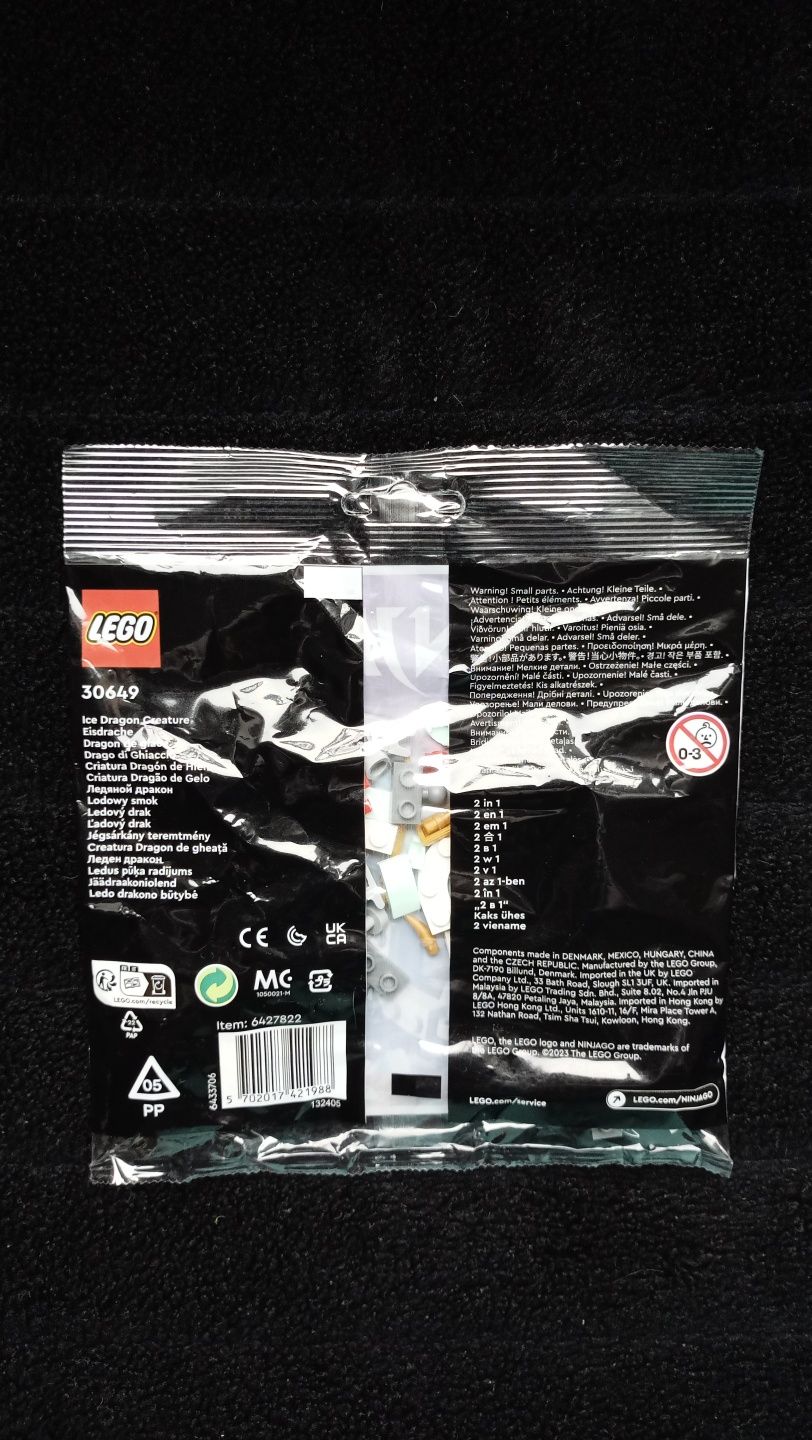 Klocki LEGO Ninjago 30649 - Lodowy smok