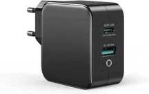 SUNYDEAL Ładowarka USB C 65 W USB C zasilacz 2-portowy GaN Charger PD