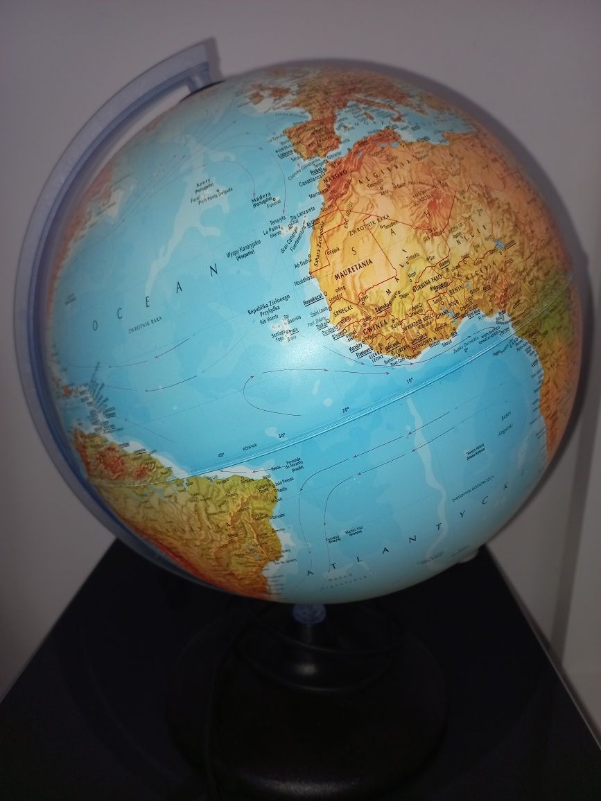 Globus lampka podświetlany
