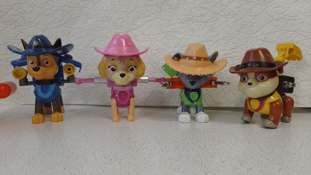 Скай,Зума,Рокки,Трекер,Крепыш,Гонщик Щенячий патруль фигурки