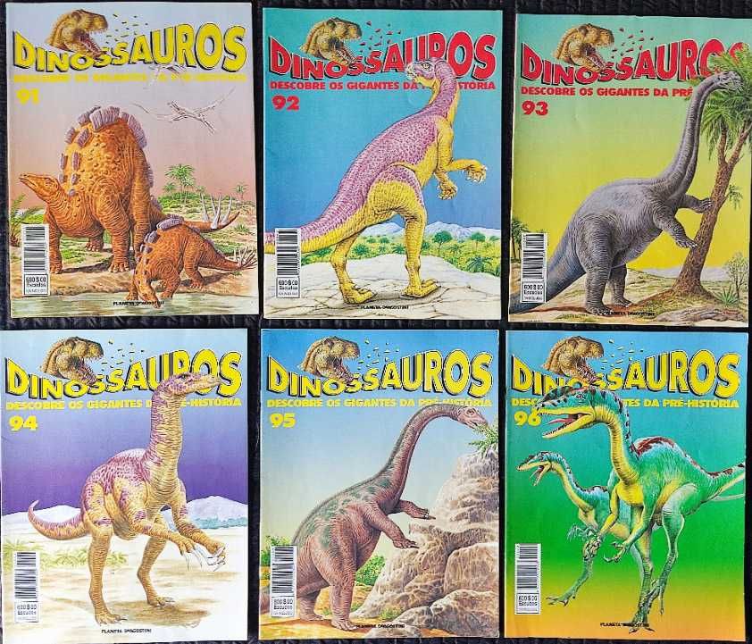 Revistas Os Dinossauros da Planeta deAgostini 96 numeros