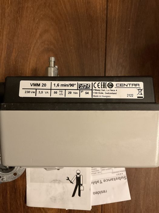 Siłownik do zaworu 230V; 20Nm; 3 pkt.