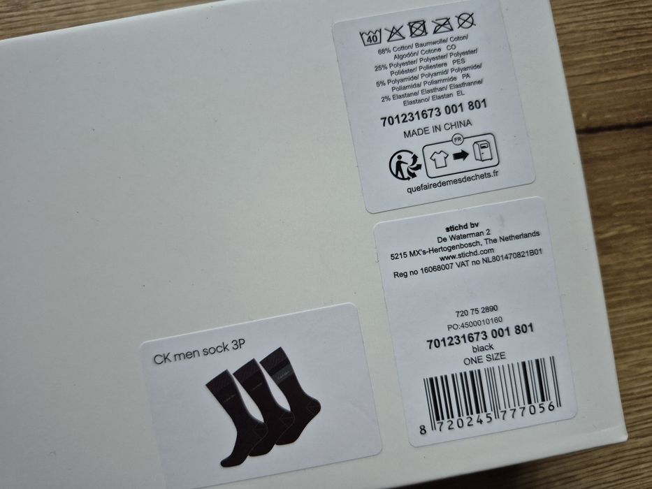 Skarpetki Męskie Zestaw Calvin Klein