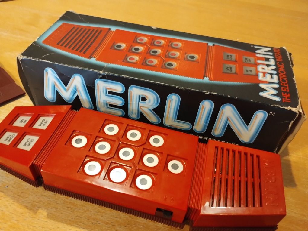 Retro Vintage konsola do gier Merlin - rzadkość