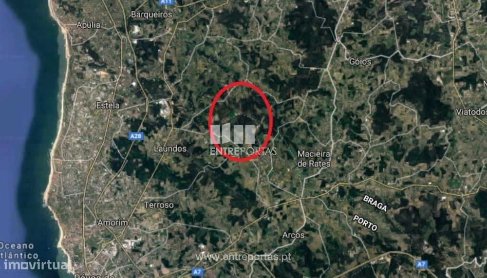 Venda de Terreno Florestal, Rates, Póvoa de Varzim