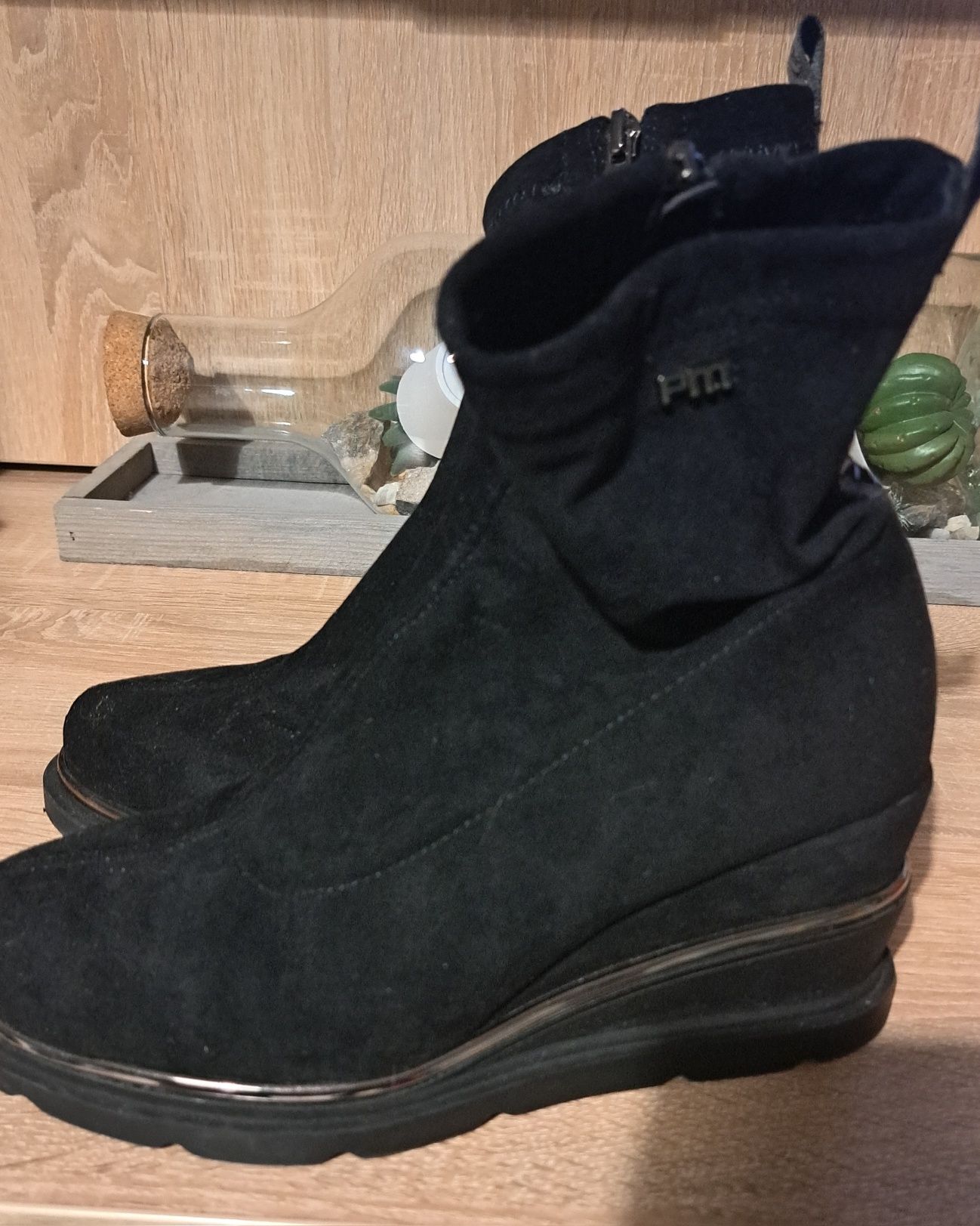 Prima Moda botki skarpetkowe