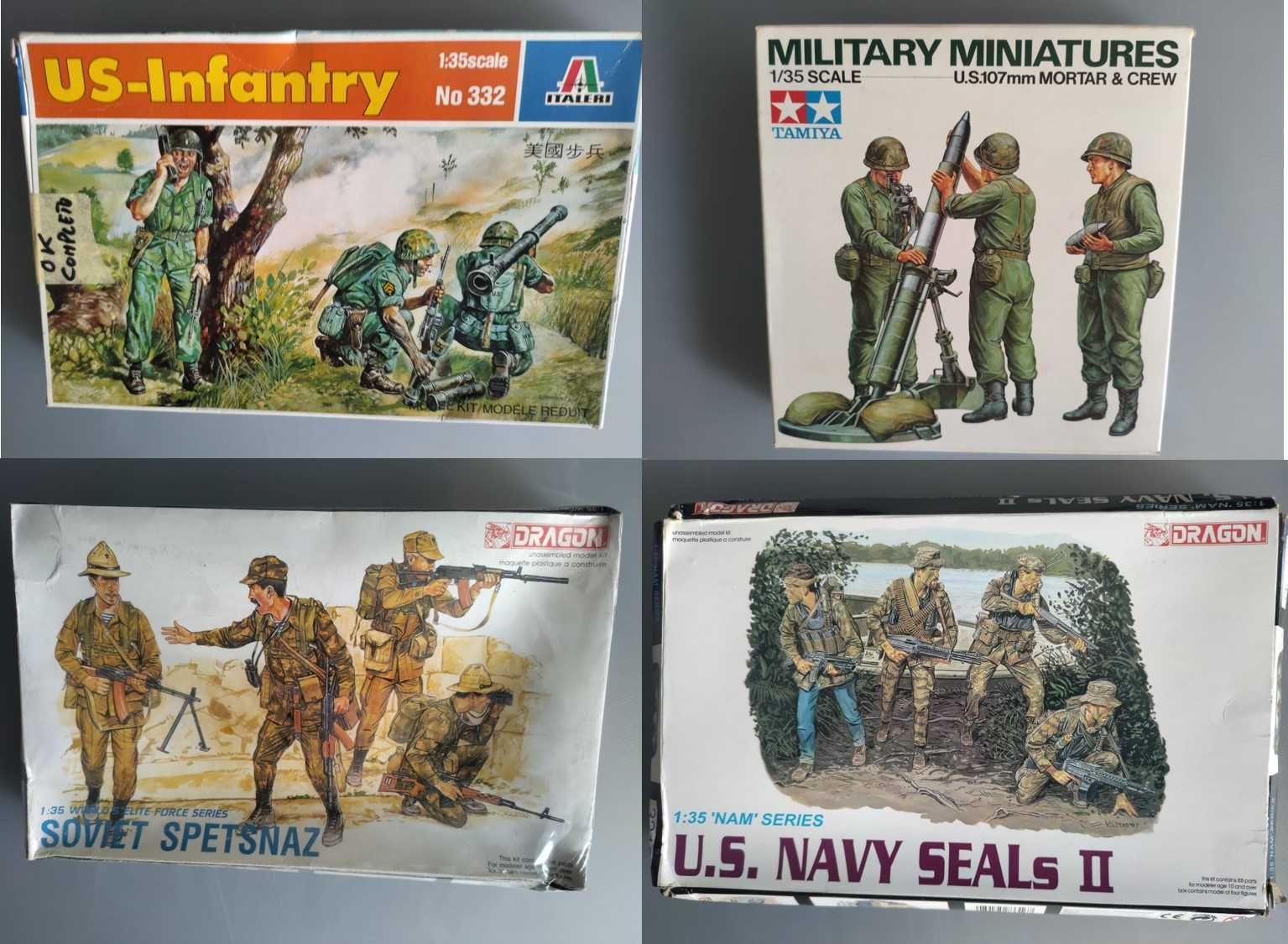 Vendo 1/35 kits modelismo, revell, dragon ,tamiya, guerra, novos