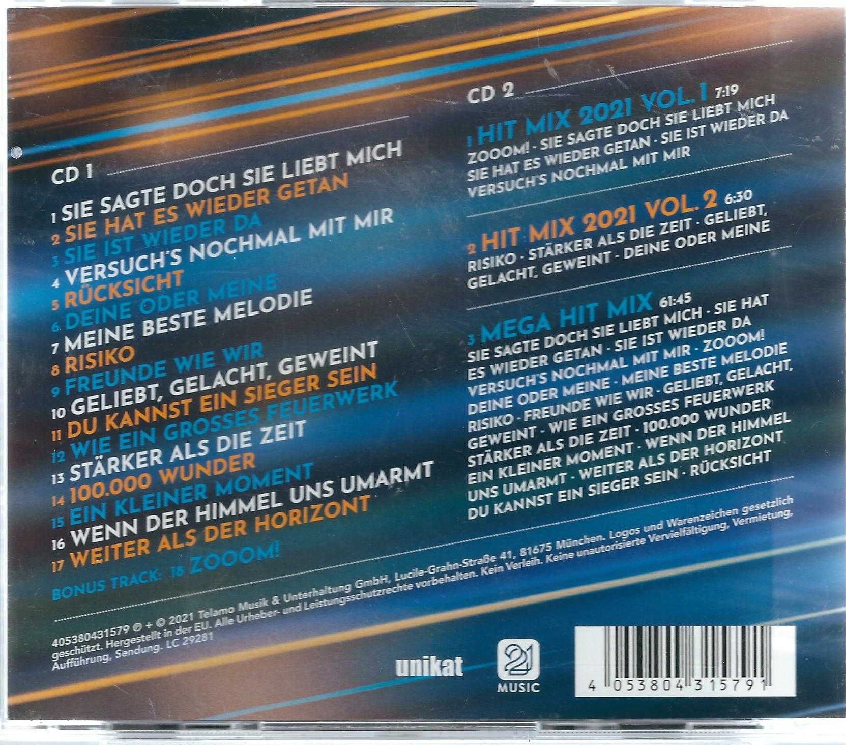2 CD Thomas Anders & Florian Silbereisen – Das Album (2021) (Unikat)
