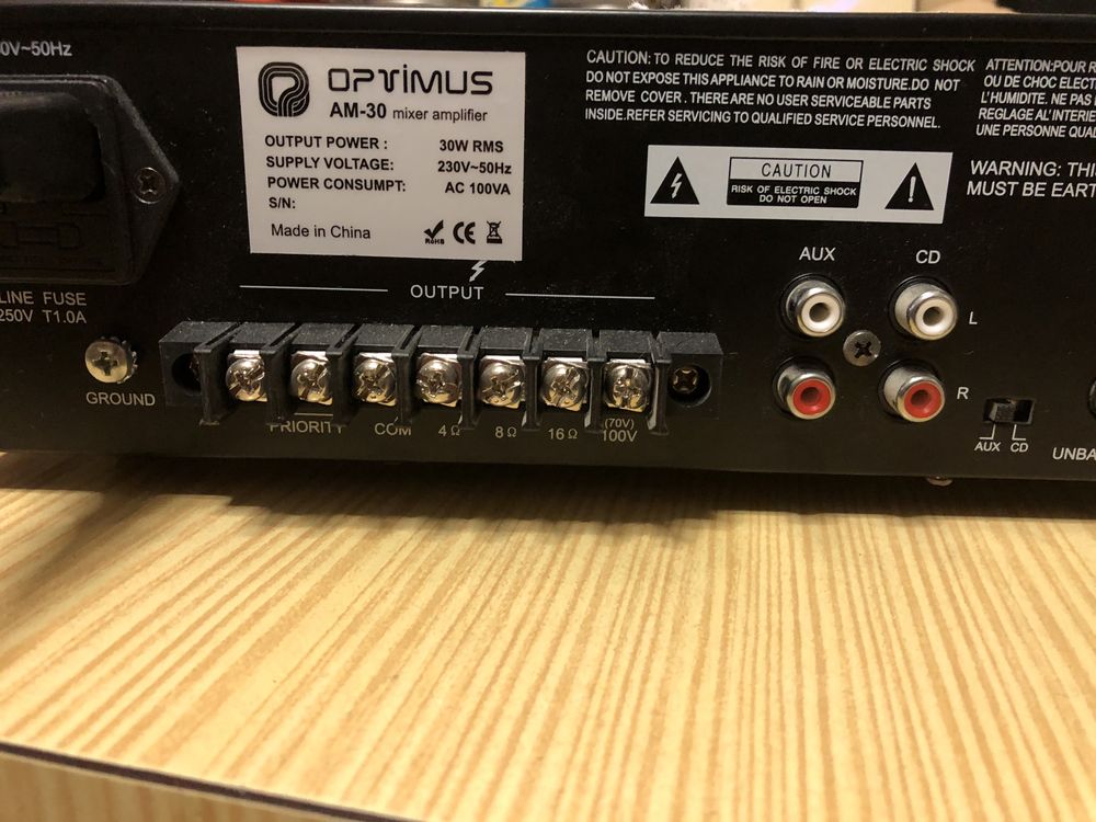 Amplificador Optimus AM-30