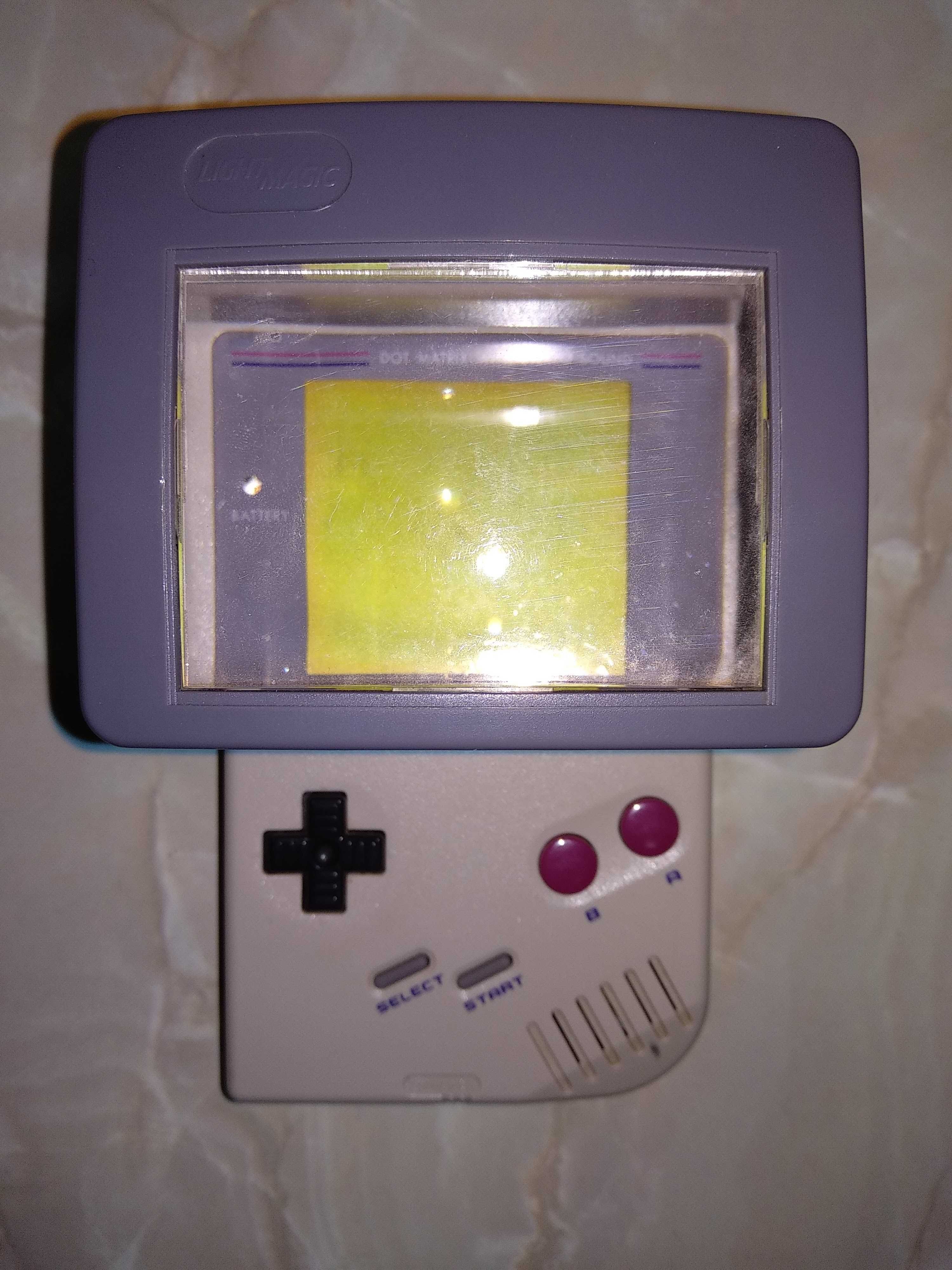 Nintendo Game Boy (Original Classic) + Light Magic + Super Mario Land