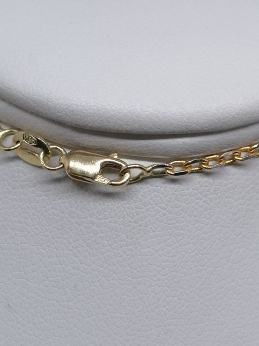 Złoty łańcuszek splot ankier złoto 585 Długość 50cm