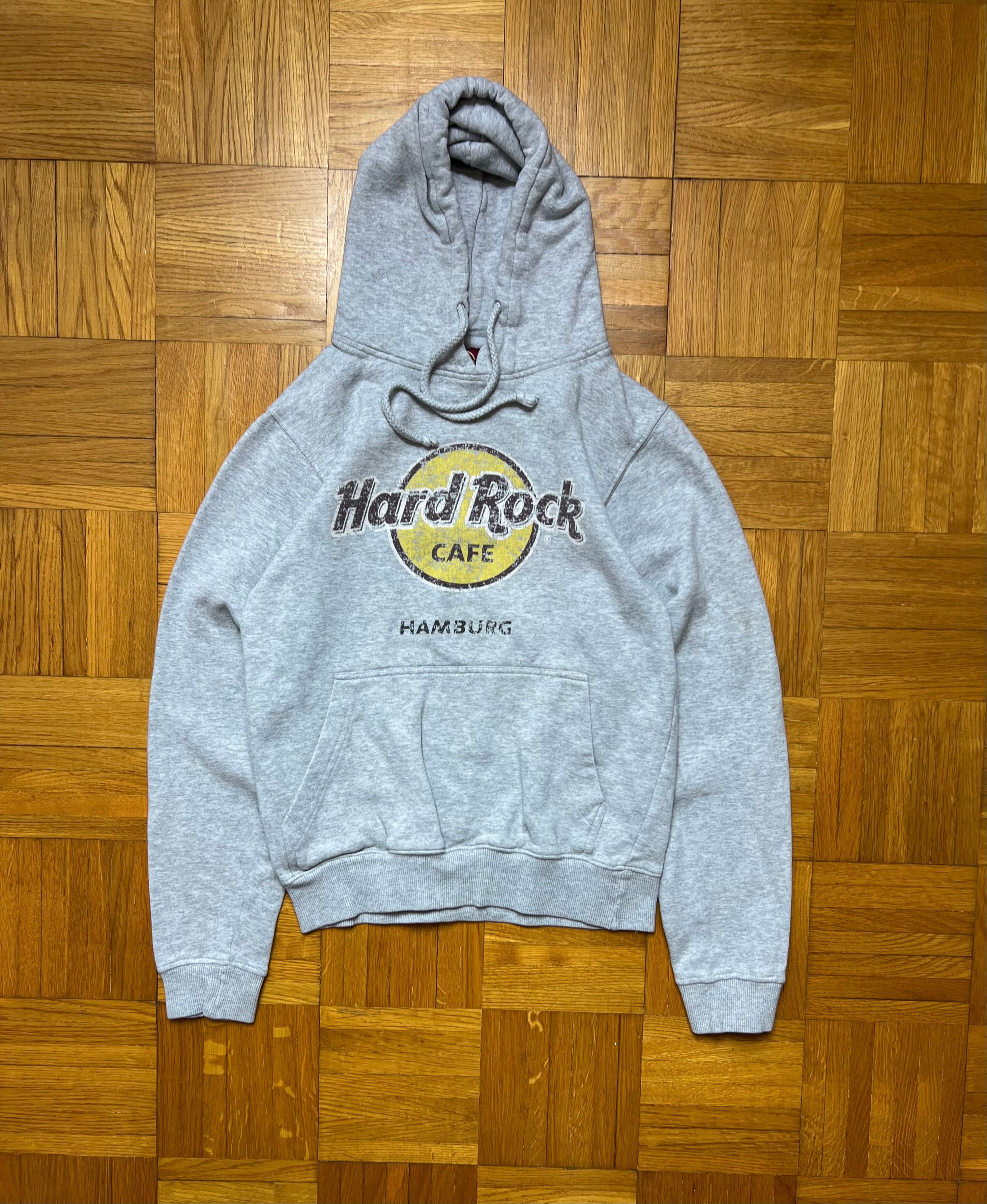 Hoodie bluza Hard Rock Cafe Hamburg fabryczne logo vintage y2k