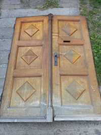 Drzwi dębowe lite drewno