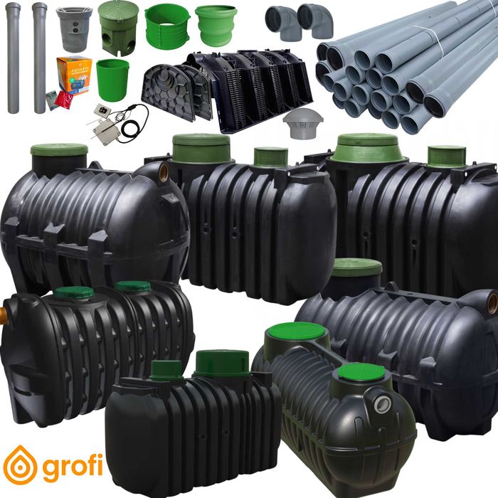 Oczyszczalnia Ścieków Przydomowa Różne pojemności Zestawy MarsePlast