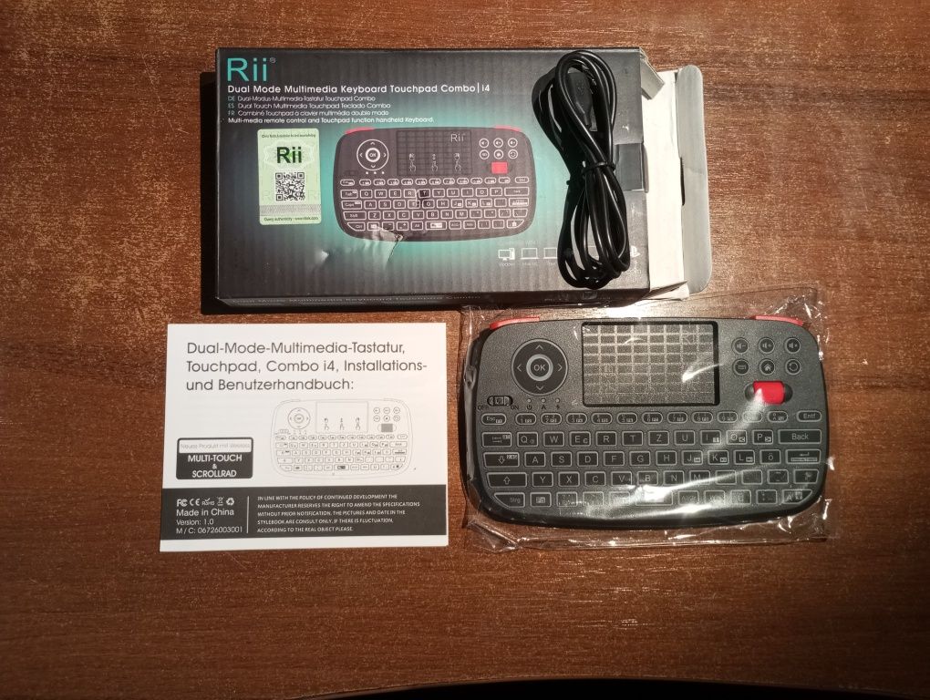 Бездротова клавіатура міні Riitek Rii i4