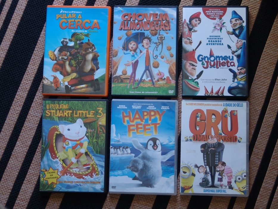 [DVDs/Animação & Criança/9 Títulos]