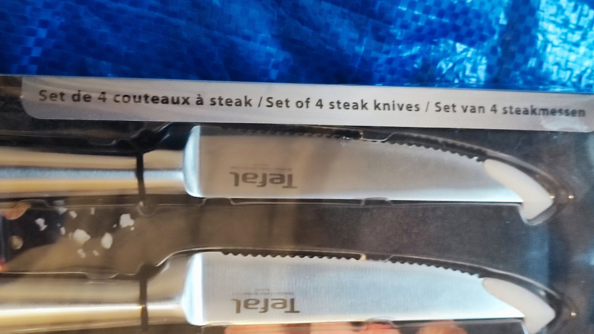 Zestaw 4 noży do steków Tefal