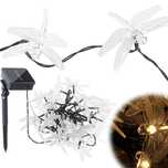Lampki Solarne Ogrodowe Ważki Girlanda Zewnętrzna do Ogrodu 6,5m 30LED