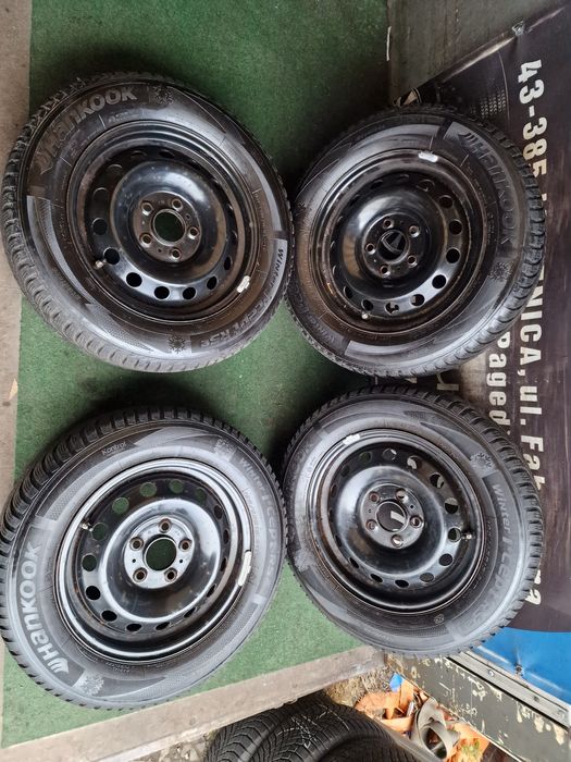 Koła zimowe 15 5×114.3 Hyundai i30 Kia Ceed Komplet Orginał Czujnik