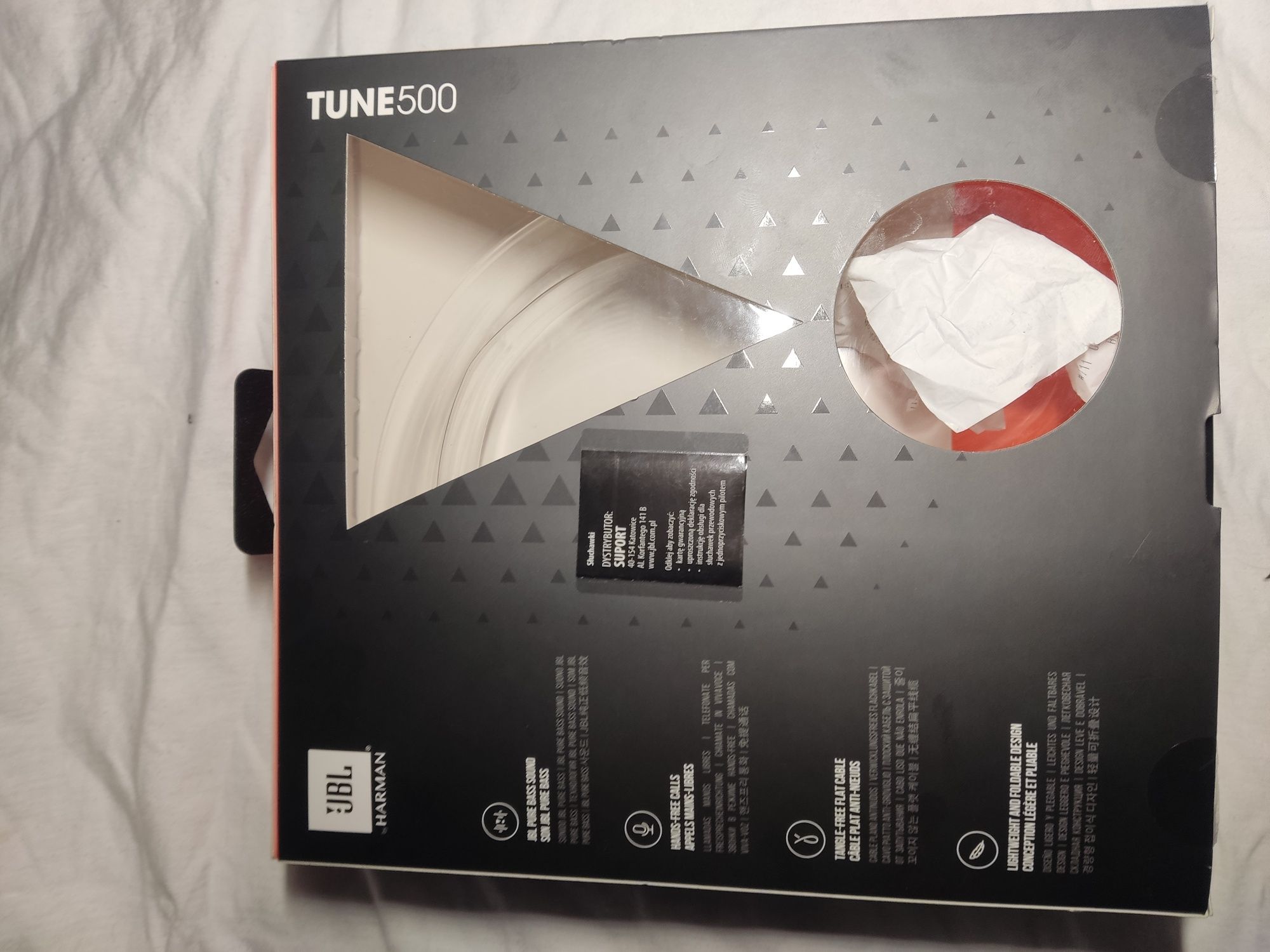 JBL Tune 500 - słuchawki przewodowe