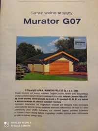 Projekt budowlany garażu Murator G07