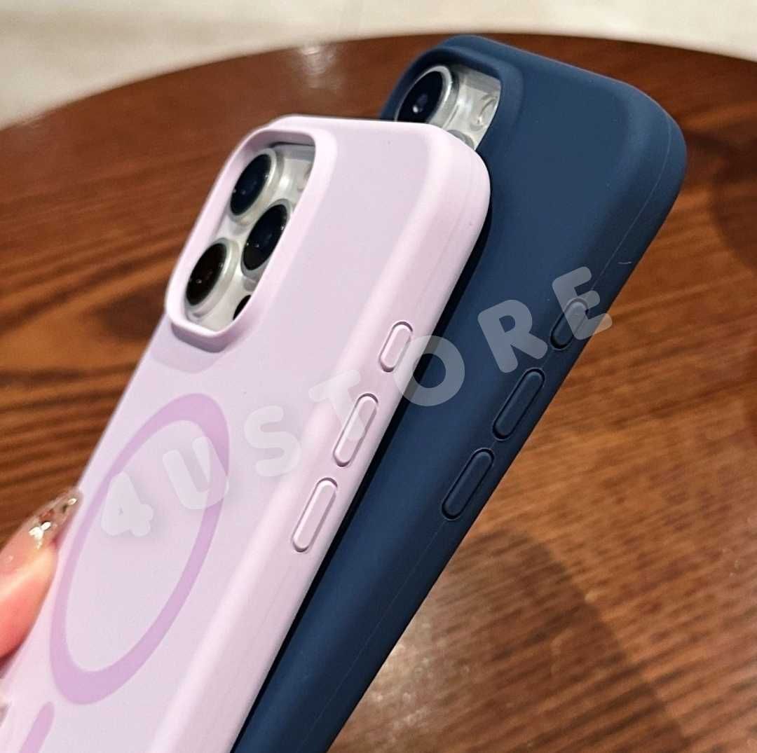Чехол Silicone Case Magsafe на iPhone 16 Pro Max софттач силікон чохол