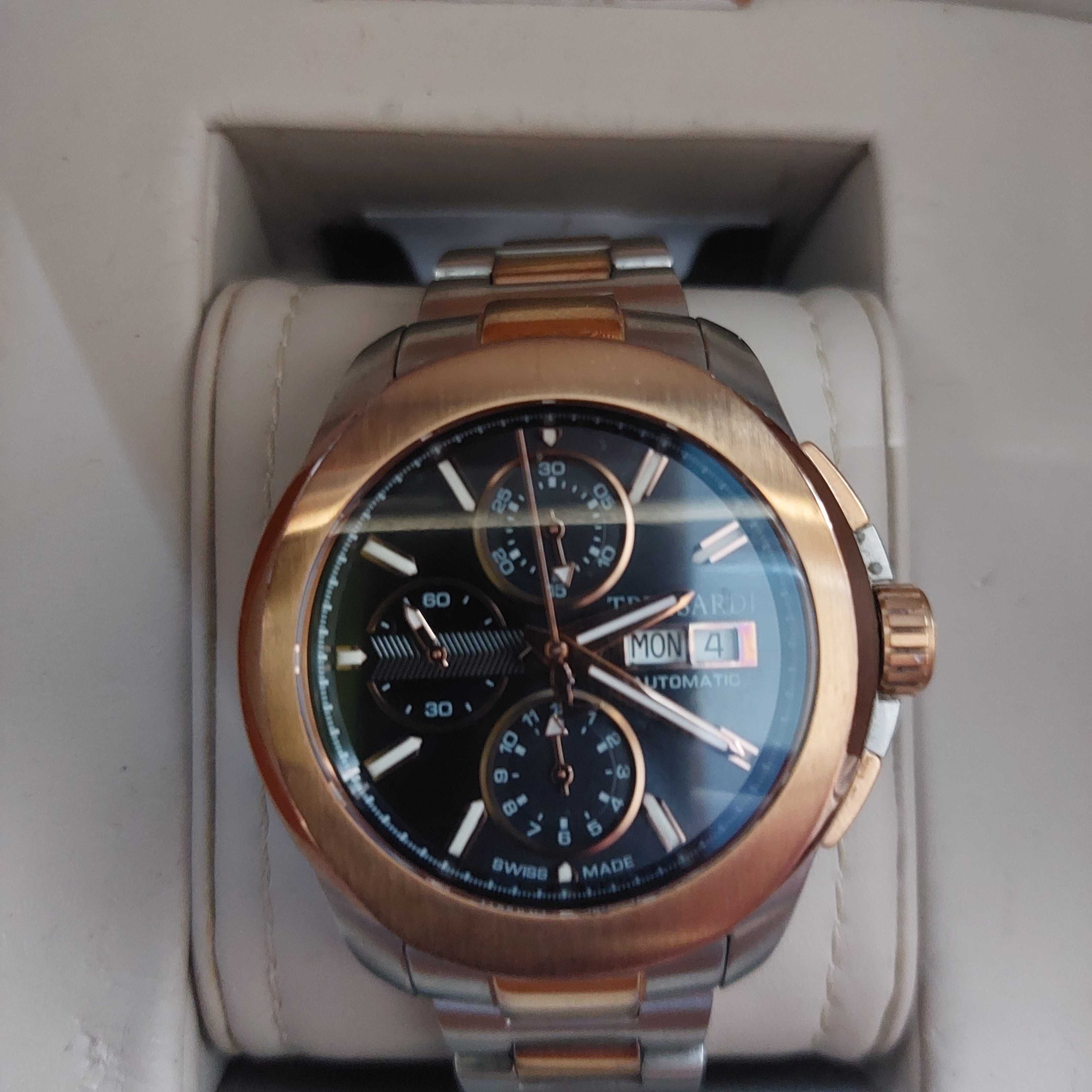 Zegarek Trussardi Szwajcarski CHRONOGRAPH AUTOMATIC T01 Valjoux 7750