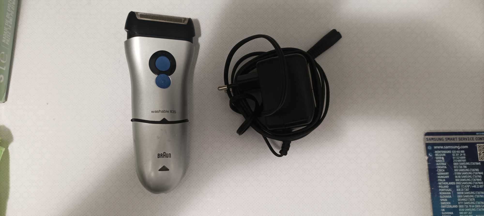 Maszynka elektryczna bezprzewodowa Braun 835.