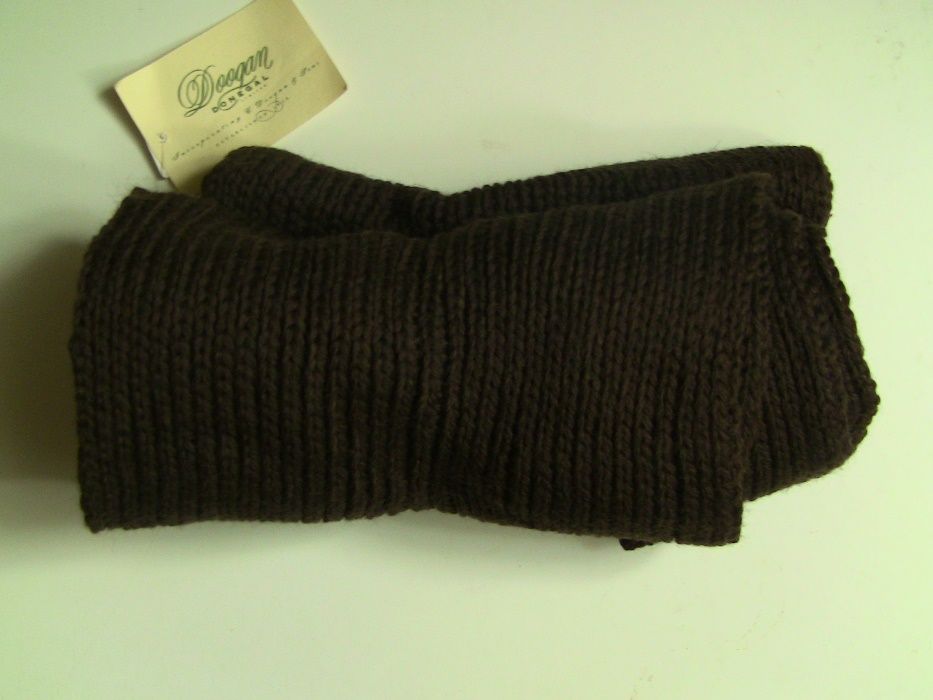 Новый мужской шерстяной ирландский шарф ручной вязки