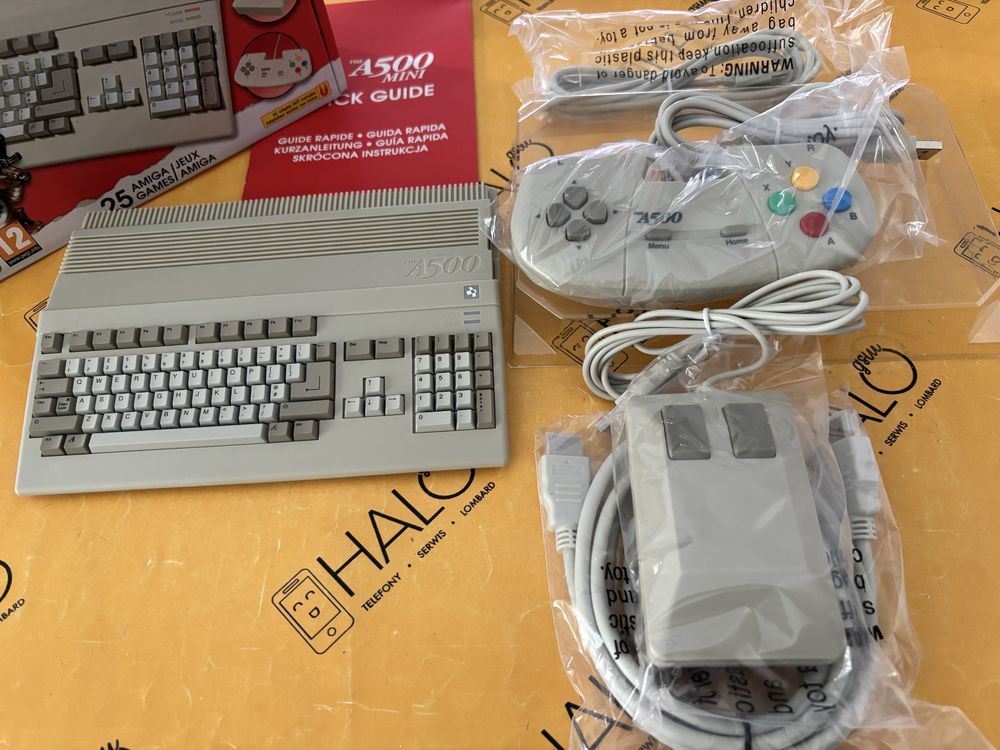 Nowa! Konsola Retro Games The A500 Mini + Pad + Mysz, Lombard Halogsm