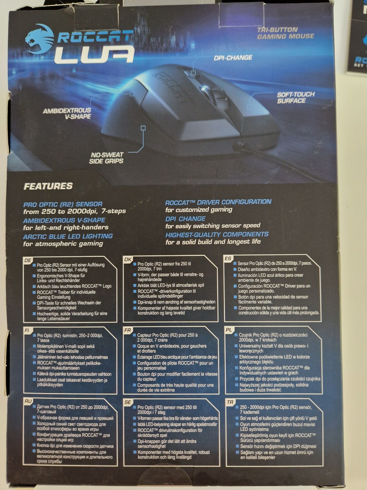 Roccat Lua mysz komputerowa gamingowa