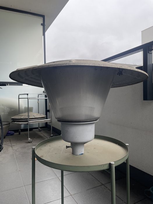 Lampa parkowa Mesko OZPR 250 oprawa ogrodowa zewnetrzna Polam PRL