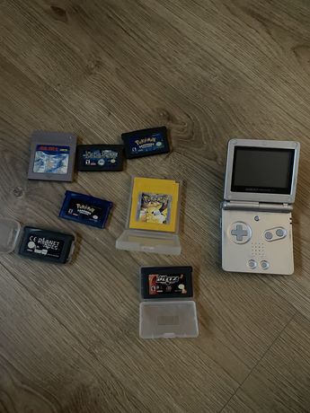 GameBoy advance sp + gry