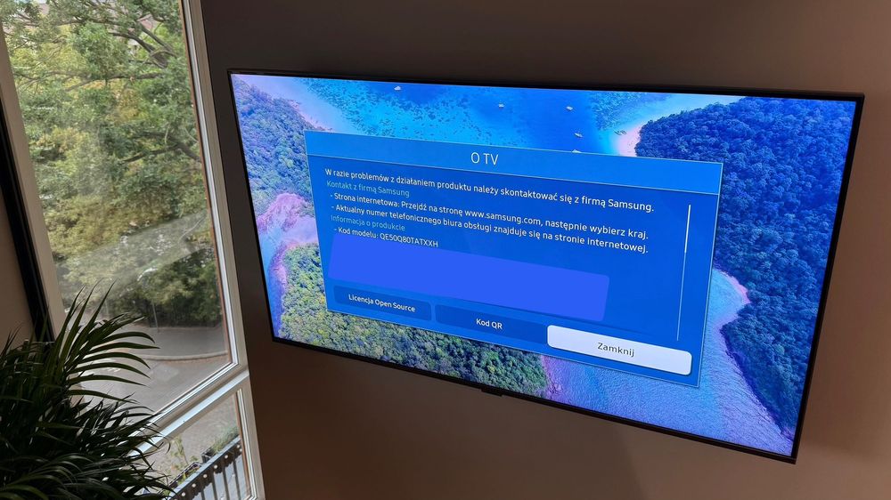Samsung QE50Q80TAT 50” QLED 4K Smart TV – Idealny stan, z pudełkiem