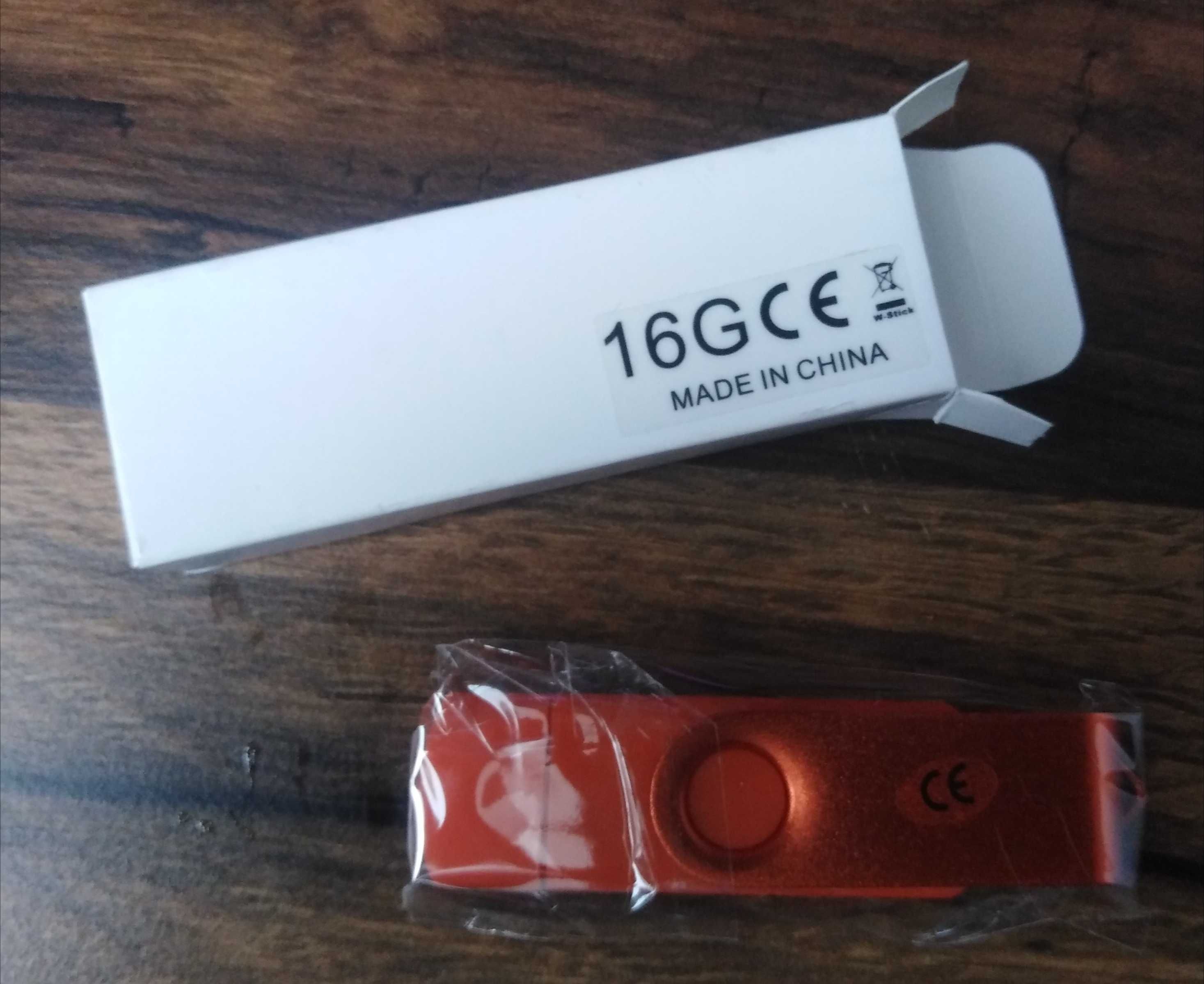 Pendrive do telefonu i komputera 16G 2w1 pomarańczowy