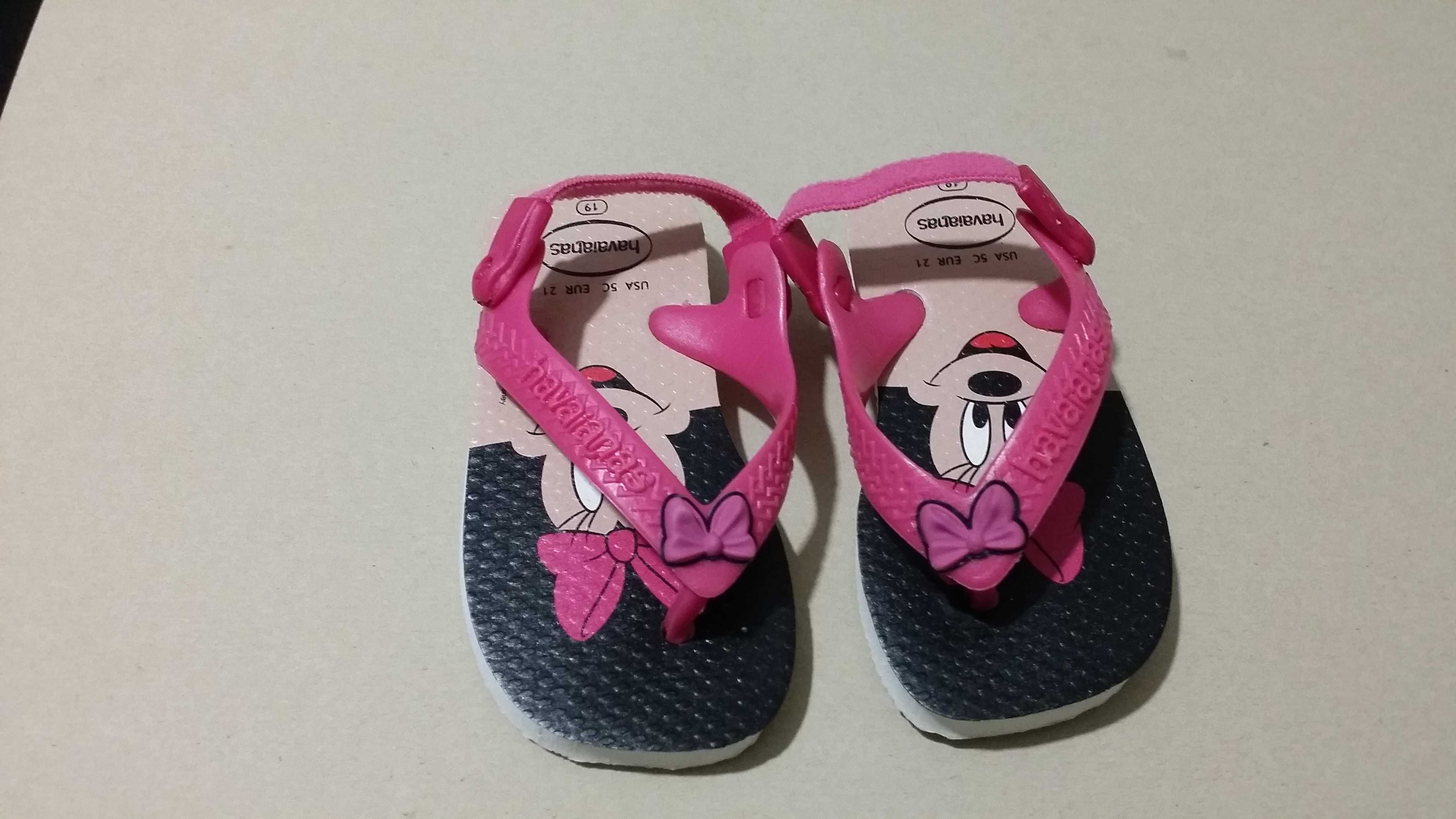 Havaianas bebé tam. 19 Minnie