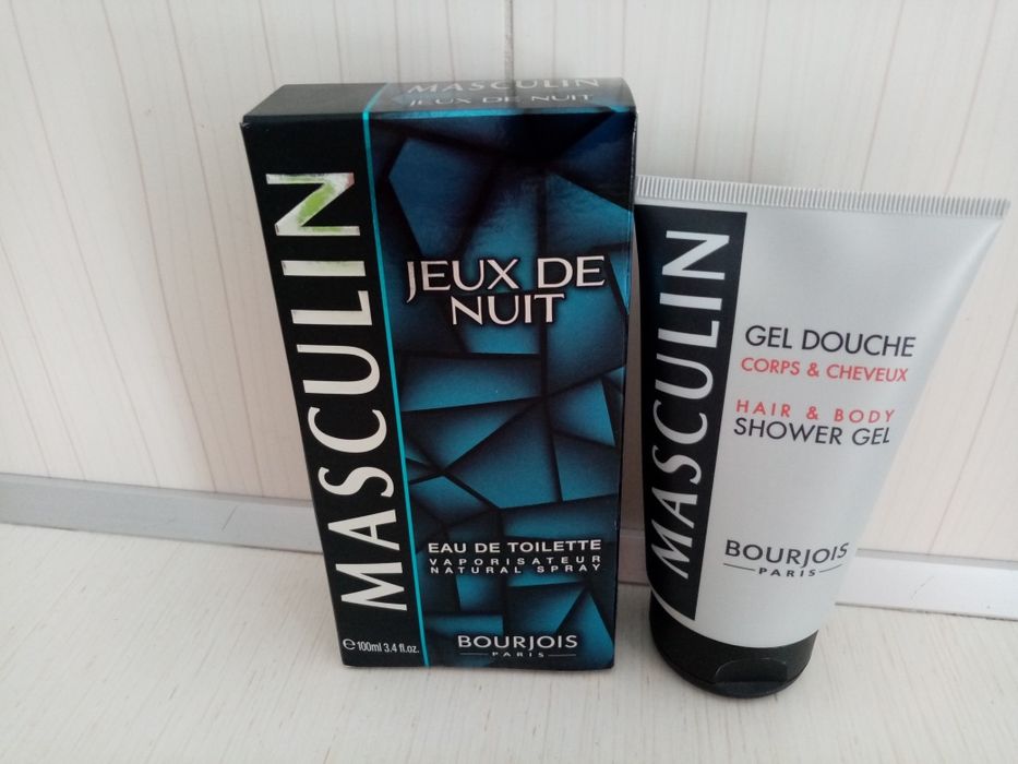 Zestaw  Bourjois Masculin Jeux 100ml i żel 150ml