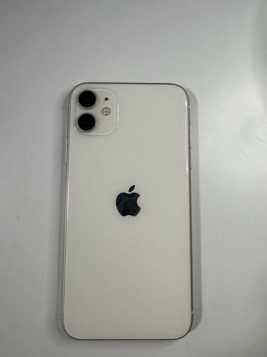 iPhone 11 64GB білий, акумулятор 72%, гарний стан
