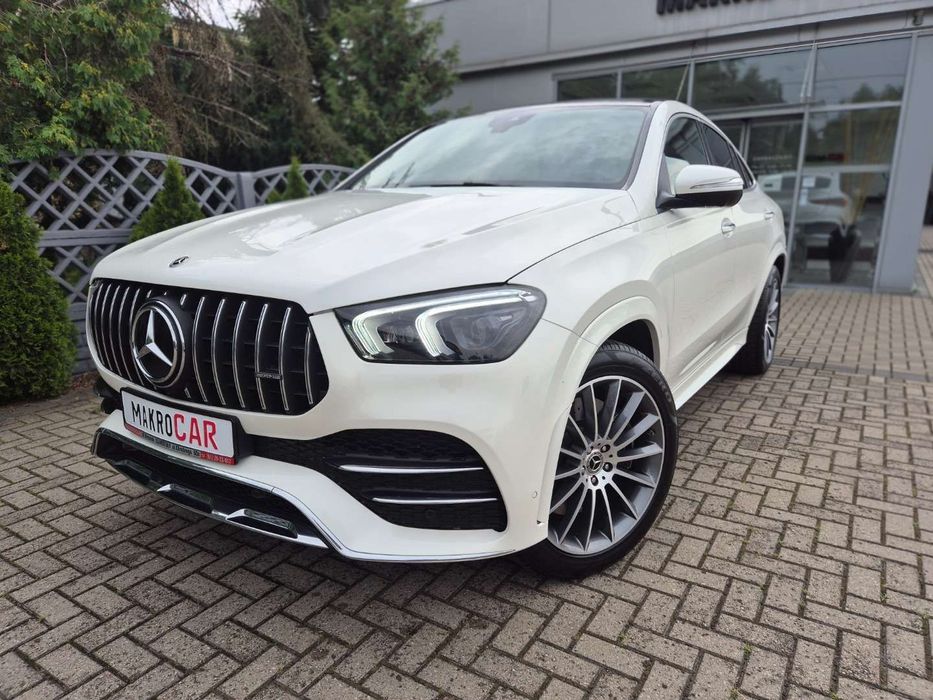 Mercedes-Benz GLE Hybryda Plug-In * Niski przebieg * Ostrygowa skórzana tapicerka *