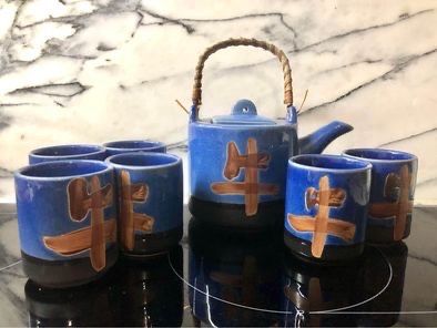 Conjunto de chá asiático