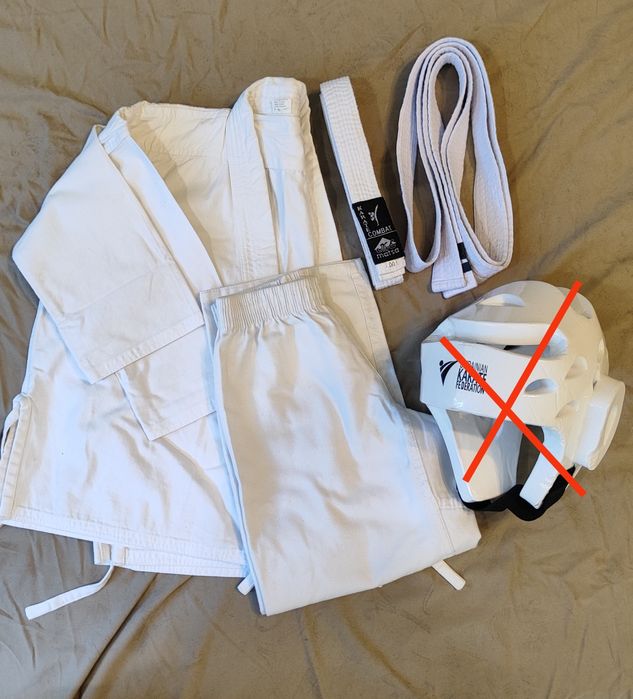 Кімоно для карате 130, захист руки+ноги XS