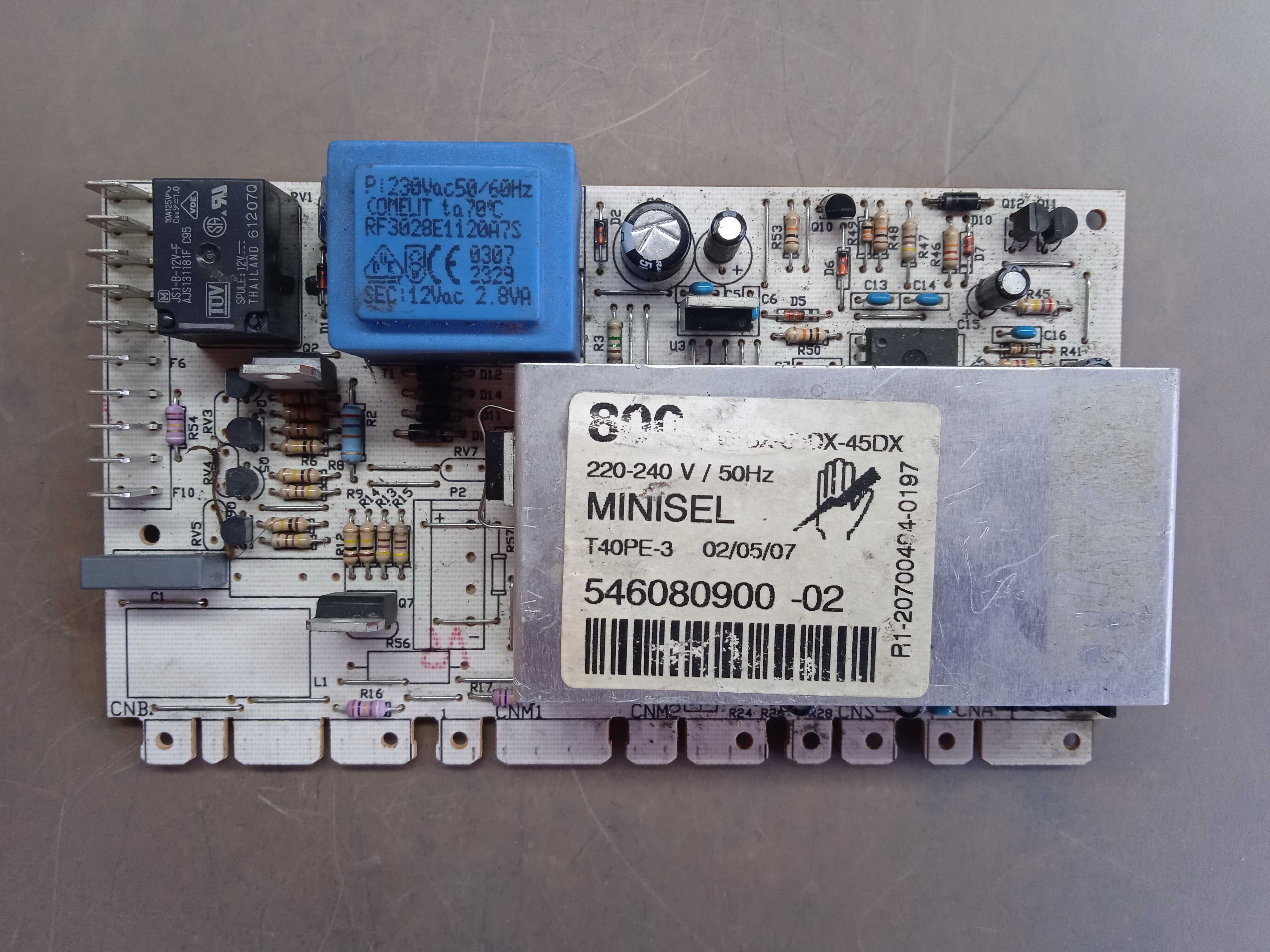 Плата управления стиральной машины Ardo TL85S  MINISEL 546080900-02