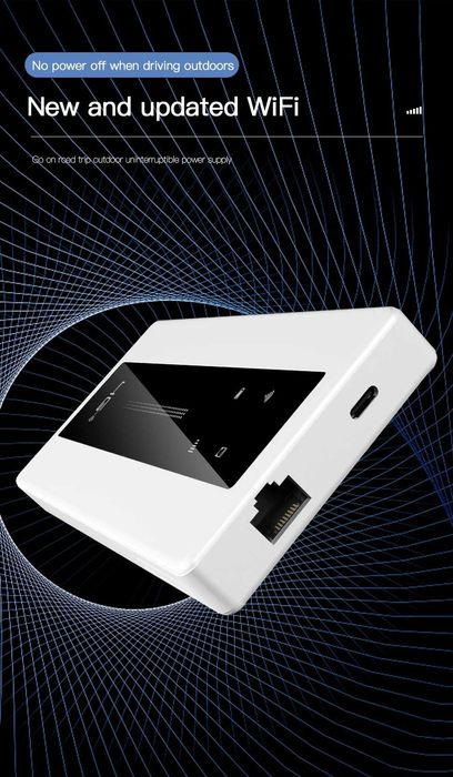 4G модем під SIM карту з роз'ємом під антену та акумулятором 10000 mAh