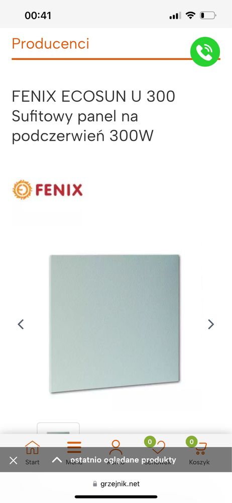 Panel grzewczy na podczerwien