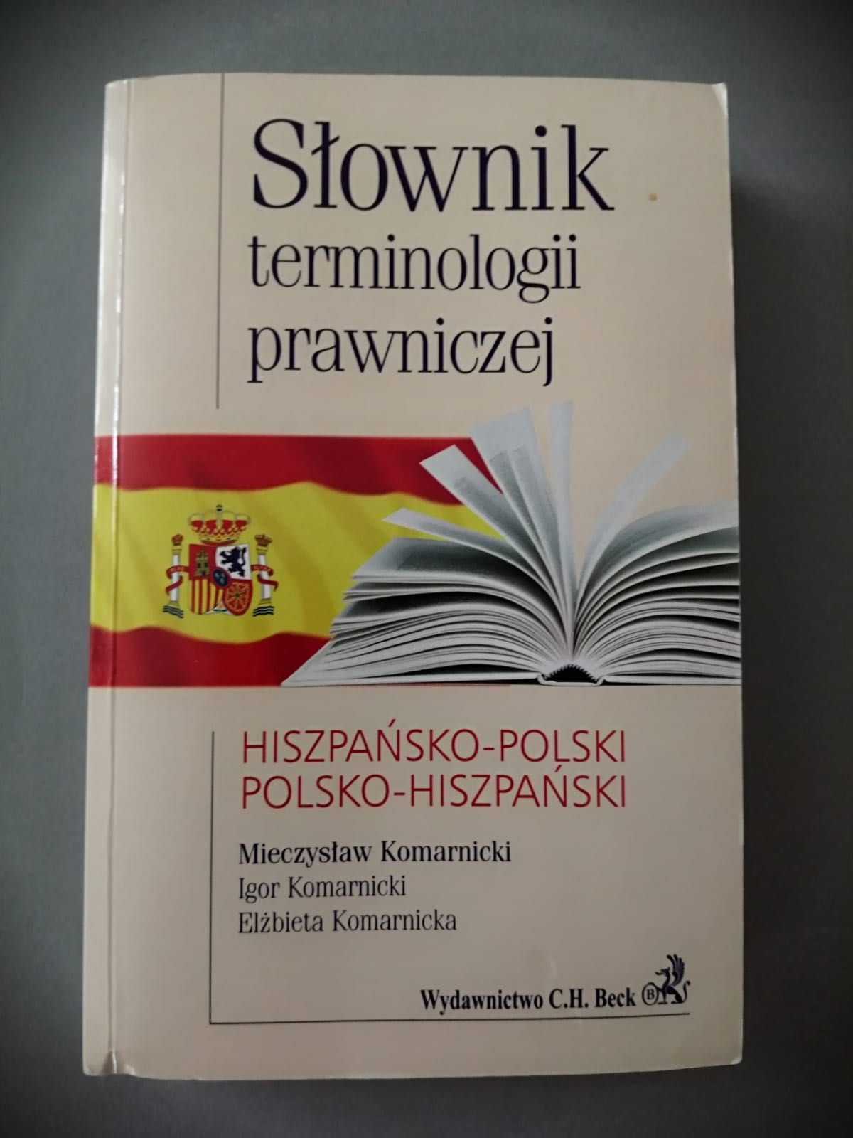 Słownik terminologii prawniczej hiszp-pl, pl-hiszp