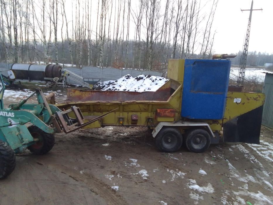 usługi rębakiem wraz z ładowarką