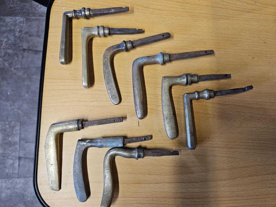 Stara mosiężna klamka,klamki do drzwi,cena za 1