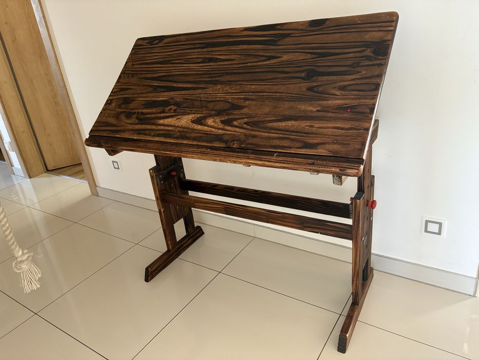 Biurko kreslarskie/ stół z regulowanym kątem nachylenia i wysokością,