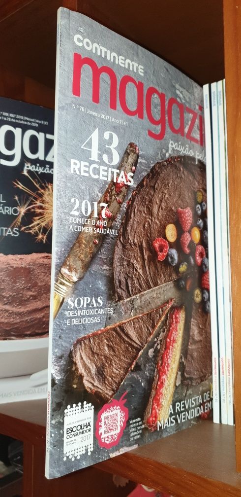 Revistas de culinária Continente Magazine